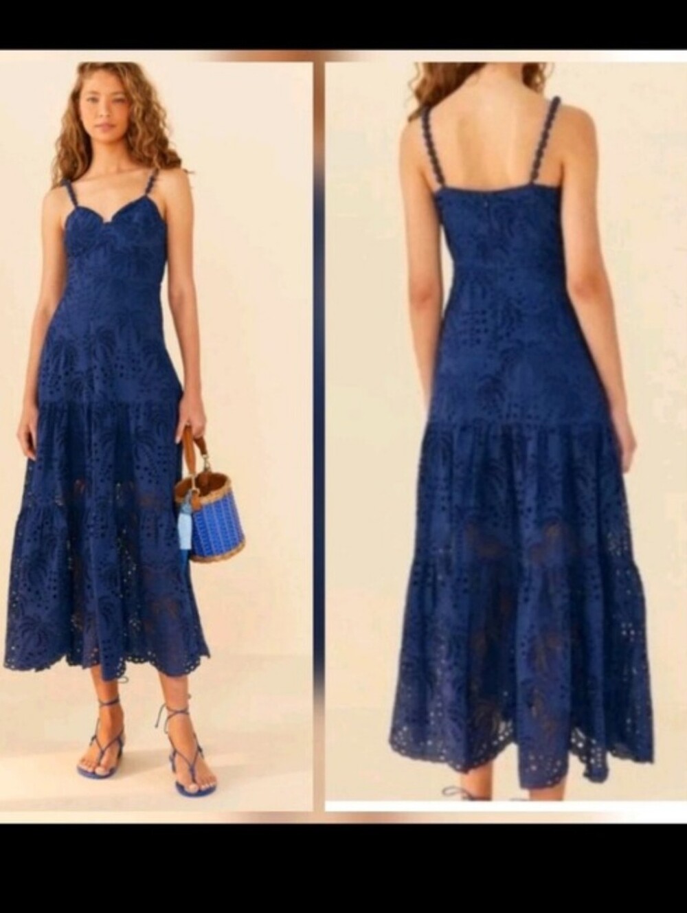 Farm Rio Palm Tree Richilier Maxi Dress